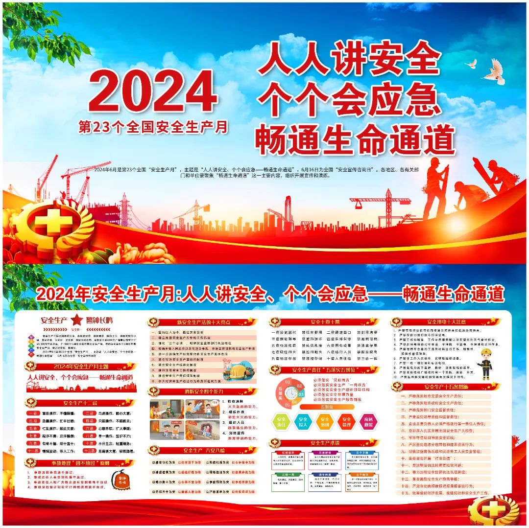 图片[28]-2024安全生产月海报、挂图，PSD文件直接印刷！-EHS文库网