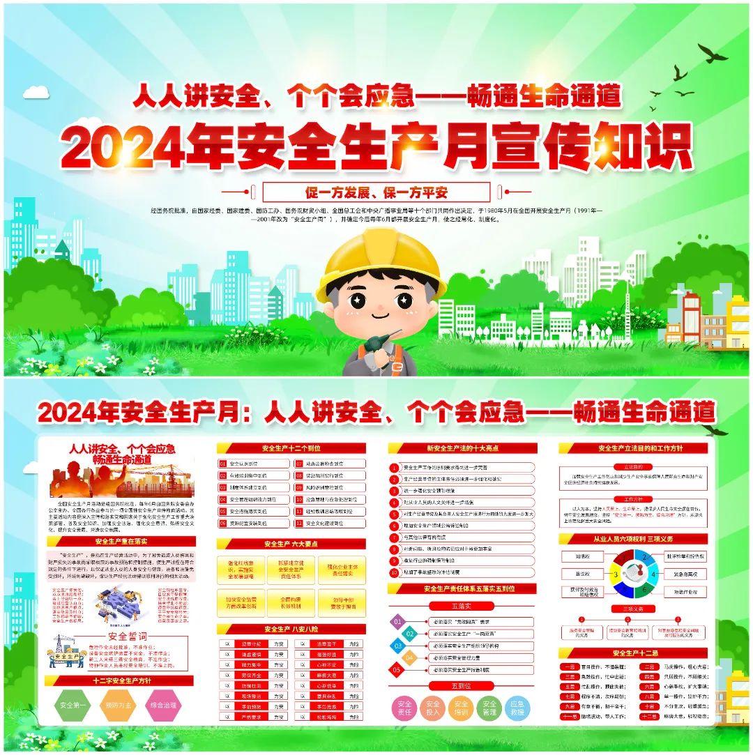 图片[3]-2024安全生产月海报、挂图，PSD文件直接印刷！-EHS文库网