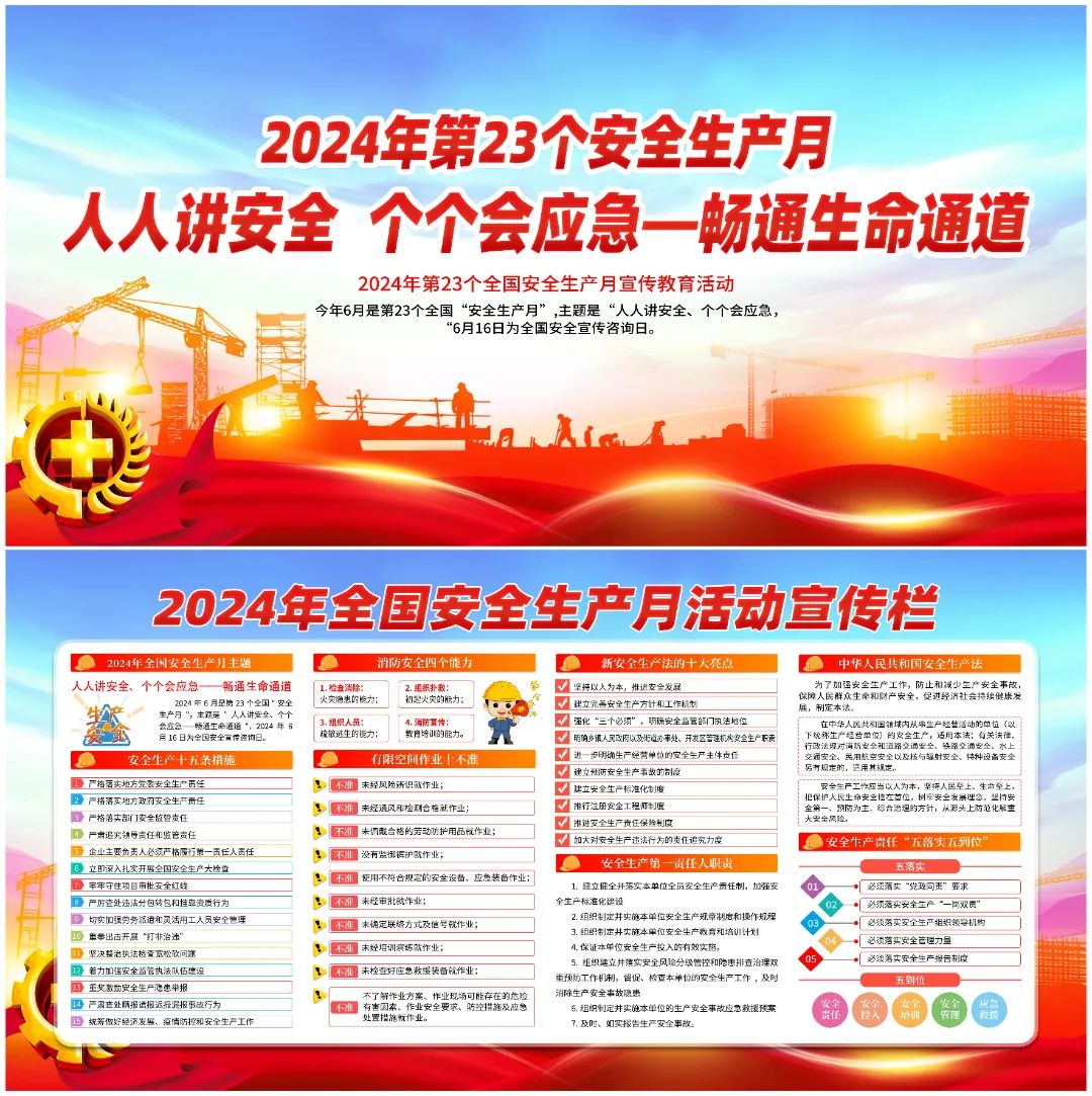 图片[6]-2024安全生产月海报、挂图，PSD文件直接印刷！-EHS文库网