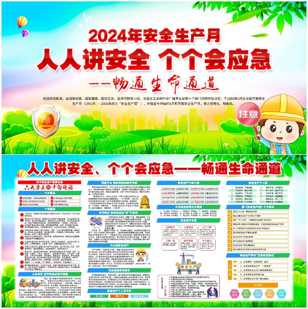 图片[4]-2024安全生产月海报、挂图，PSD文件直接印刷！-EHS文库网
