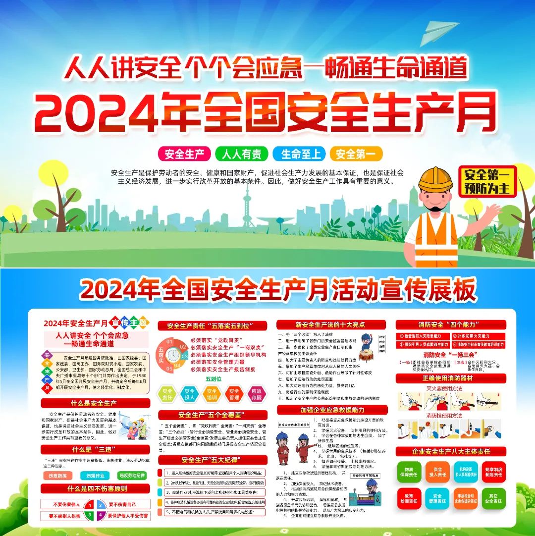 图片[65]-2024安全生产月海报、挂图，PSD文件直接印刷！-EHS文库网